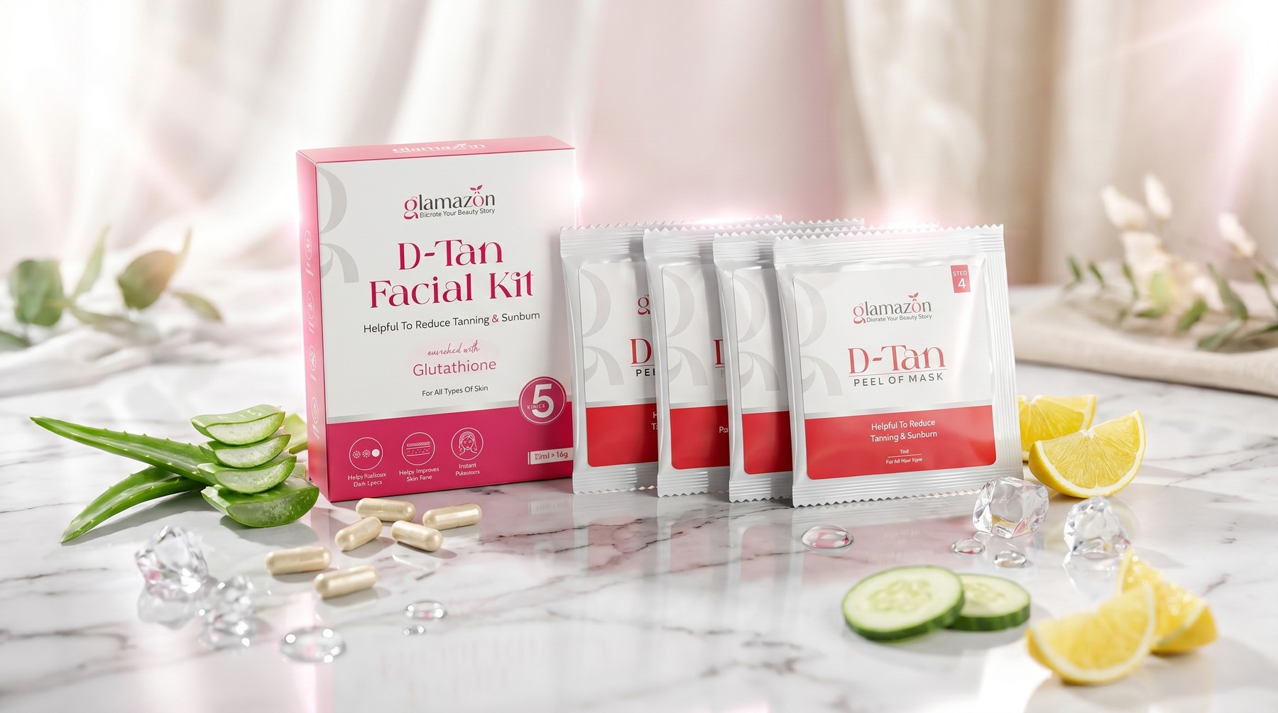 Glamazon D-Tan Facial Kit