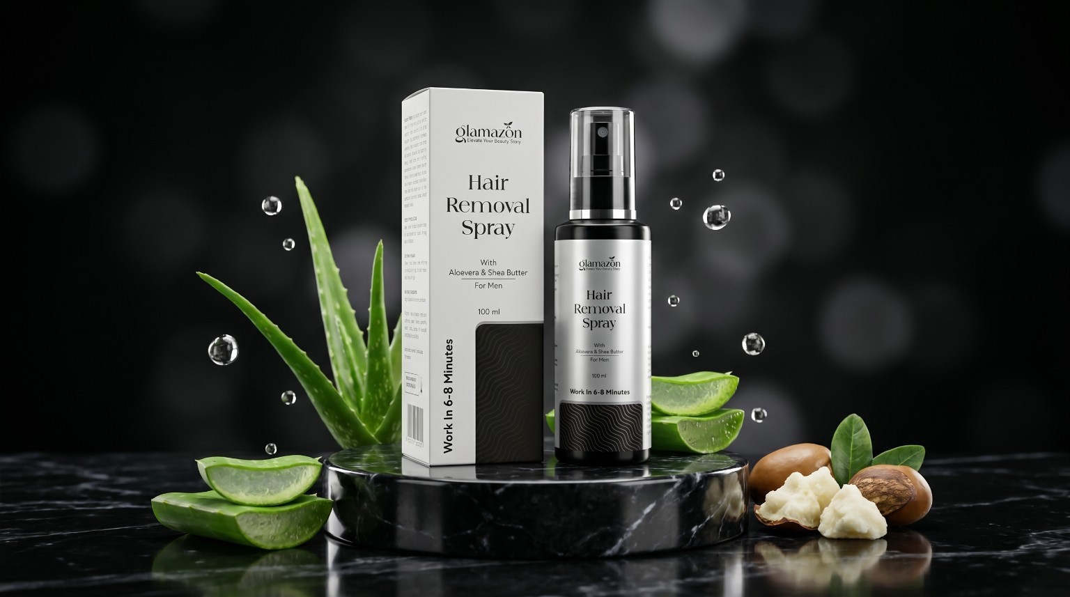 Glamazon Hair Removal Spray for Men